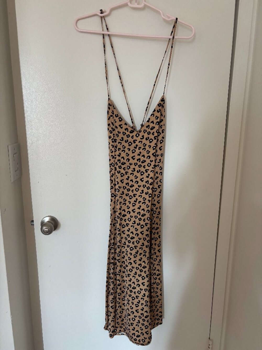Sezane Marguarita Dress Leopard 34 - Picture 4 of 7